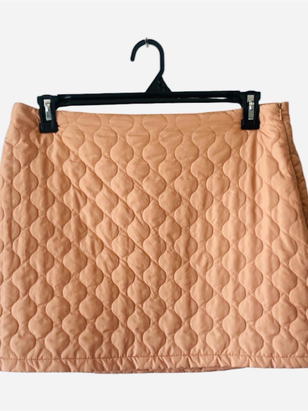 ( And now this) Quilted Mini Skirt in Soft Peach - Picture 8 of 9